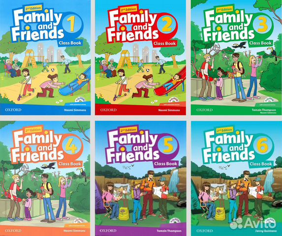 Family and Friends starter,1,2,3,4,5,6. Учебник