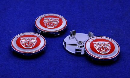 Комплект колпачков неоригинальных дисков Jaguar кр