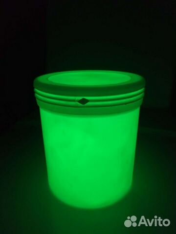 Люминофор люмоген зеленый (светящийся порошок)