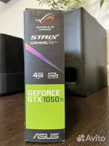 Видеокарта Asus ROG Strix Gaming 1050ti