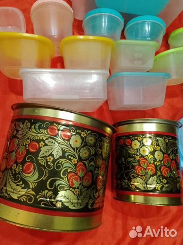 Контейнеры для продуктов,приправ и другие