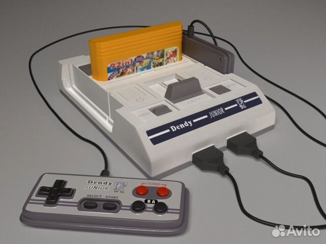 Приставка Dendy Junior 2 Classic 300-in-1+пистолет