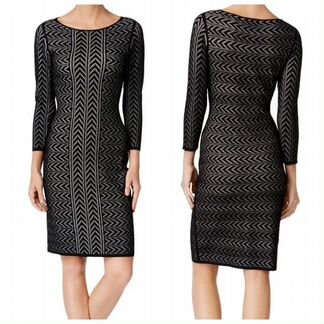 Calvin Klein платье свитер плотный трикотаж 44-46