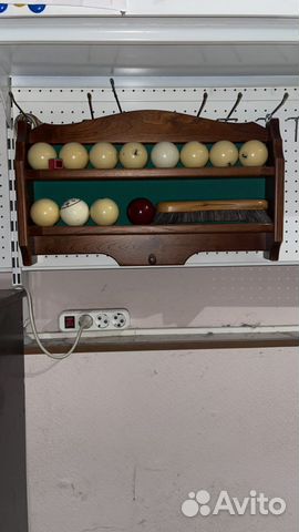 Полка для шаров бильярда / Шары 68мм / тренажер