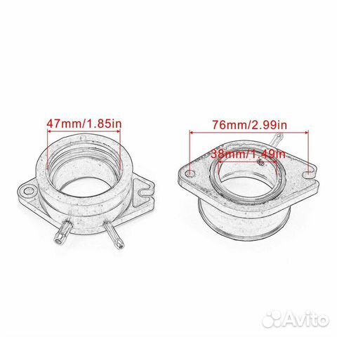 Комплект патрубков карбюратора Yamaha XV1100