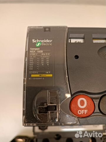 Schneider Electric NSX160-B-2.2-3P3T 25кА 100А