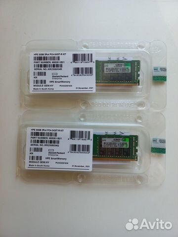 RAM HPE 32GB 805351-B21/819412-001/809083-091