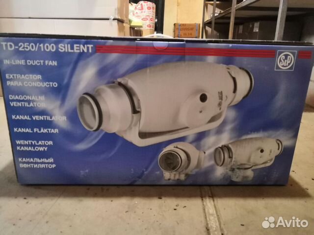 Вентилятор канальный TD-250/100 Silent