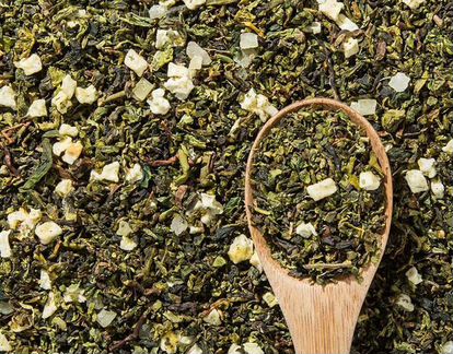 Молочный улун с персиком, китайский, зелёный чай