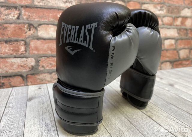 Боксерские перчатки Everlast Powerlock PU 2 Black