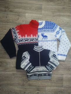 Новогодние Свитеры family look для фотосессии