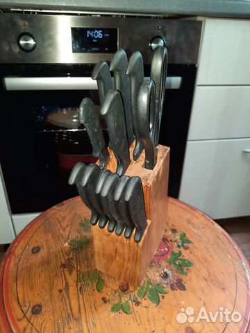 Комплект кухонных ножей с ножницами