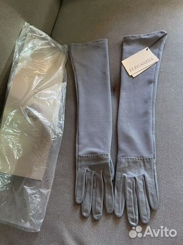 Перчатки кожанные ф. Eleganzza р.7 новые