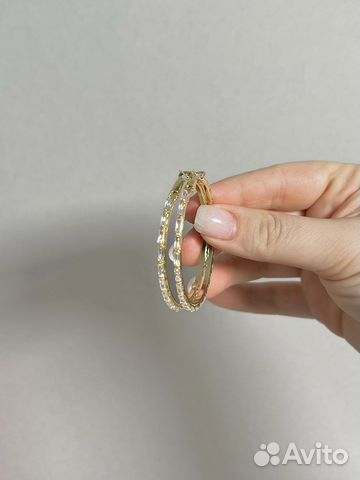 Модные Серьги кольца