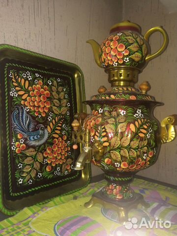 Самовар заварник и капельник