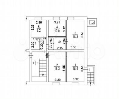 87.4м² ппа подвал в Останкино Отд.вход