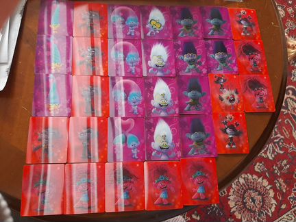 Карточки Тролли из 5ки