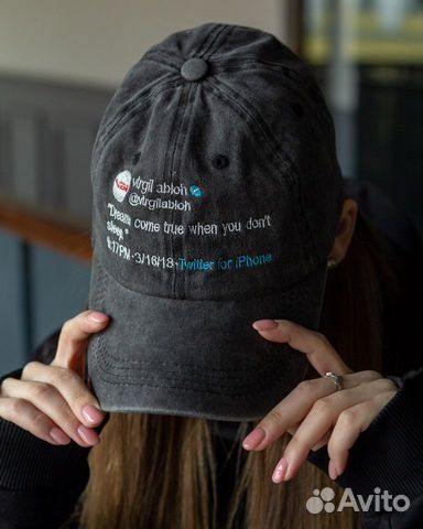 Бейсболка Virgil Abloh Twitter