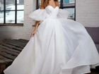 Воздушное свадебное платье из органзы от 40 до 50