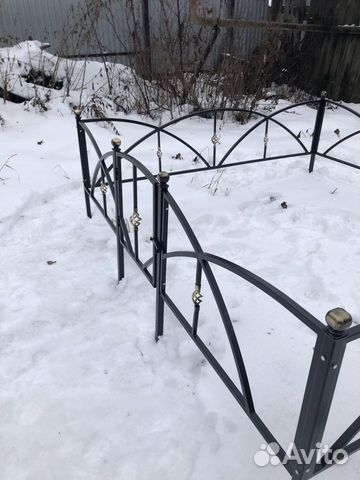 Оградки ритуальные на кладбище