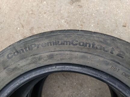 Летние шины continental 215/55 R16 (2шт)