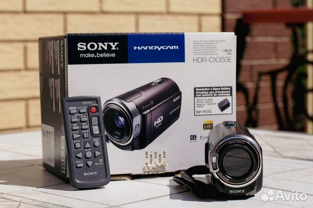 Видеокамера sony HDR-CX350E