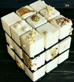 Торт из кубиков