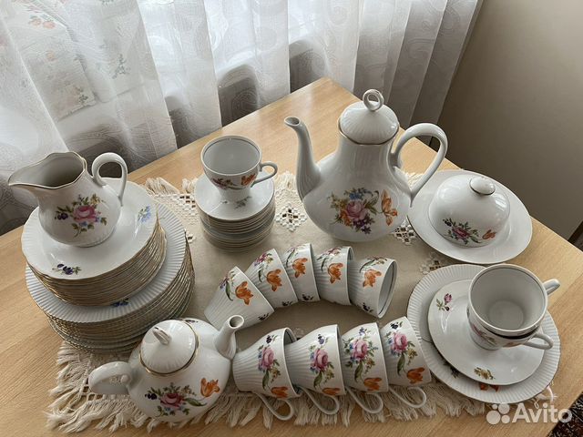 Сервиз чайно-кофейный гдр Henneberg Porzellan 1777