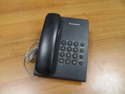 Проводной телефон panasonic KX-TS2350RUB, черный