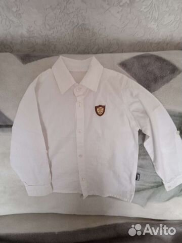 Рубашка для мальчиков, размер 104 на 4 года