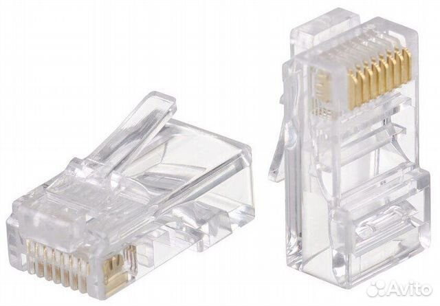 Вилка RJ-45 (L-PRO) /jack RJ-45 100pcs/1000 (шт.)