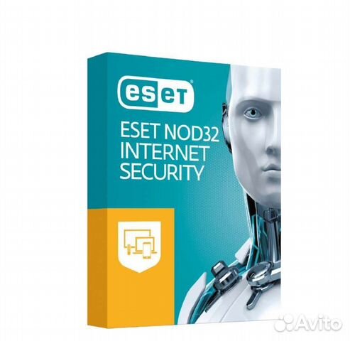 Антивирус Нод32 Eset internet 1,2,3 пк 1-2 Года