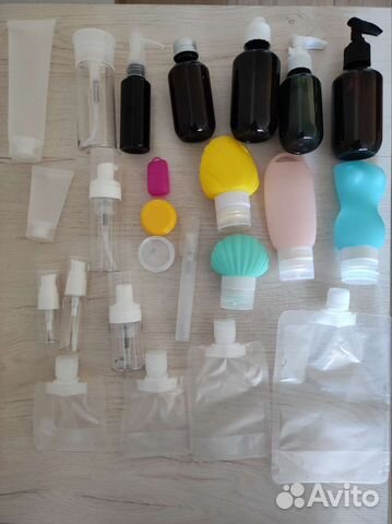 Дорожный набор баночки для косметики