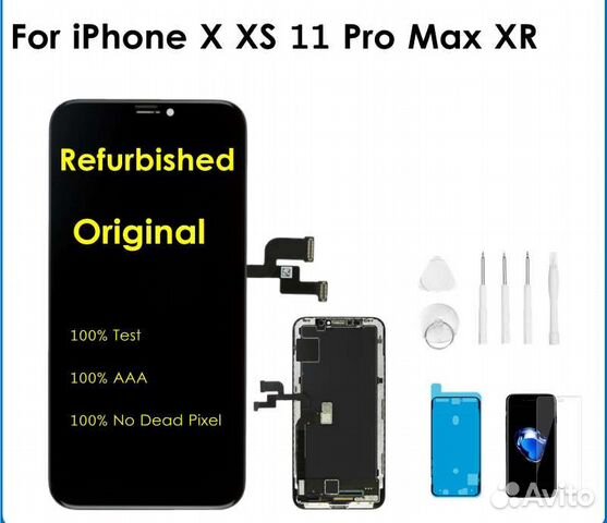 Дисплей iPhone 7, 8, X, XR, XS, 11, Plus Pro Max