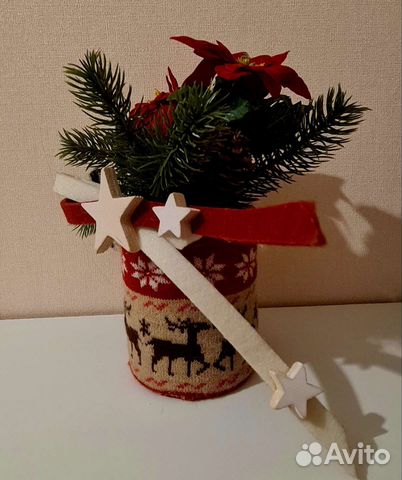 Новогодняя композиция на стол/украшение