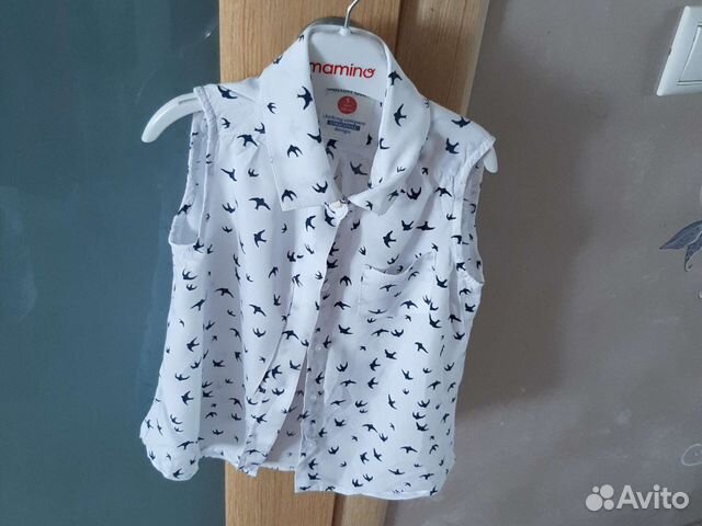 Блузка на девочку 4 года 106-110 BUttOn Biue