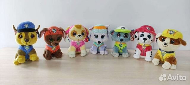 Щенячий патруль мягкие игрушки Т Y