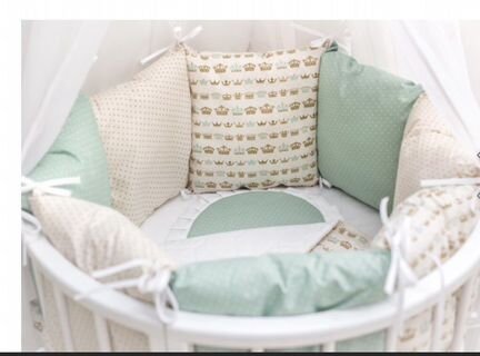 Комплект постельного белья в детскую кроватку-тран