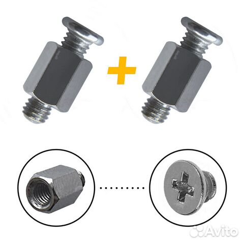 Стойка и винт крепления M.2 SSD накопителей для gi