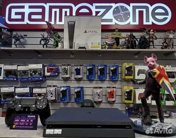 Sony PS4 Slim 1000GB + 10 игр