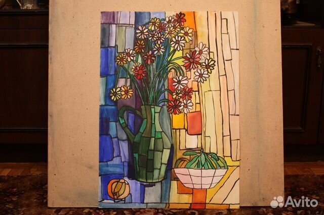 Картина гуашью. Только самовывозом