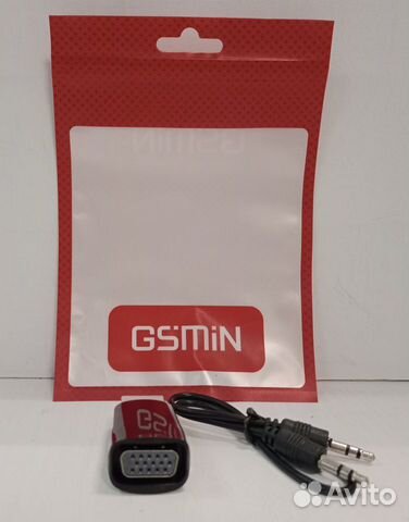 Переходник/адаптер gsmin A21 hdmi -VGA + mini-jack