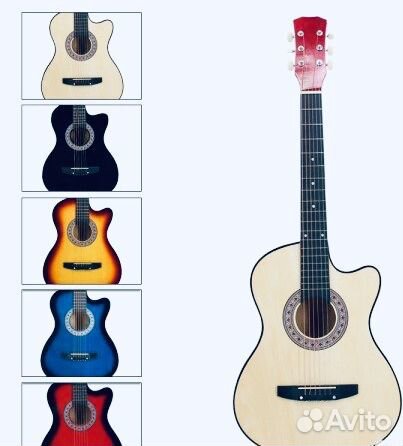 Гитара акустическая 7/8 6струн