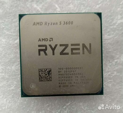 Процессор ryzen 5 3600 oem