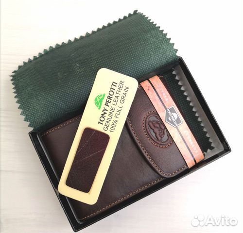 Кредитница/визитница, нат. кожа Tony Perotti новая