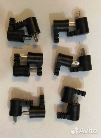 Вилка стандарта DIN для акустики 2 угловых