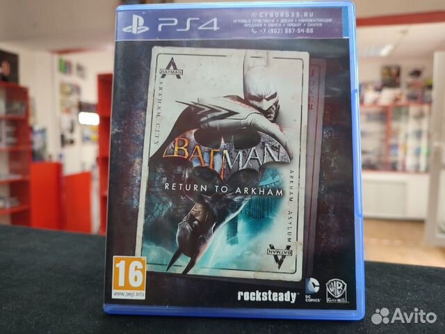 Диск PS4 Batman Return To Arkham