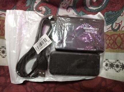 Переключатель hdmi 3 входа 1 выход, активный