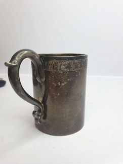 Кружка серебро