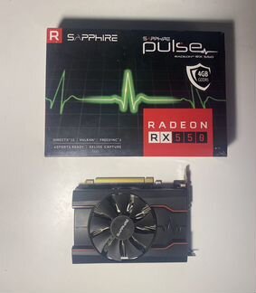 Видеокарта AMD Radeon RX 550 pulse OC 4Gb